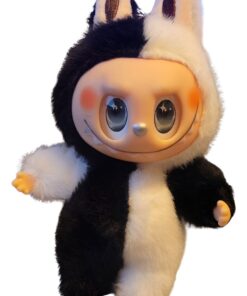 Labubu blanco y negro