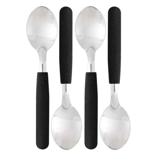 Cuchara Carol x12 m/negro fusion sin blister (54064)