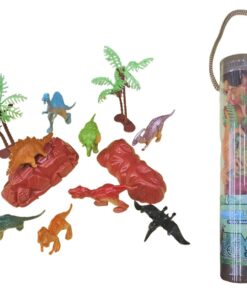 Dinosaurio mini en tubo