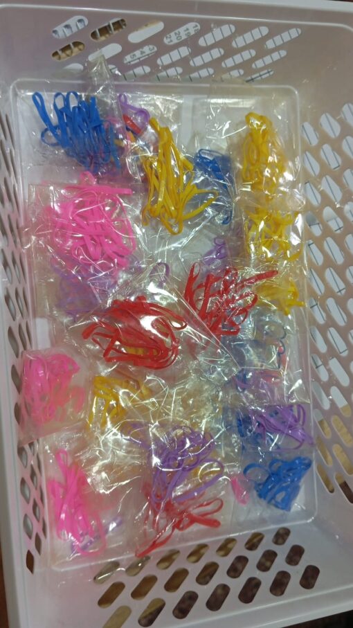 Mini colitas de colores x10