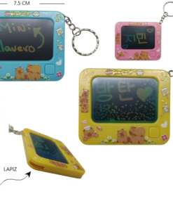 Mini pizarra llavero capybara