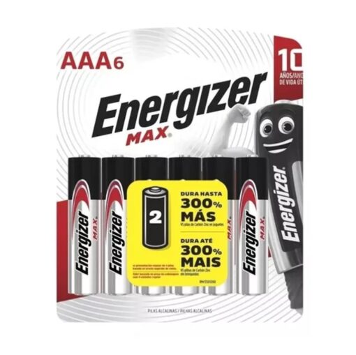 Pila AAA Blister x6 alcalina Energizer (50790)