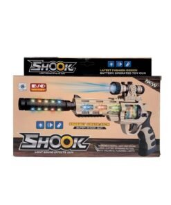 Pistola con luz y sonido a pila