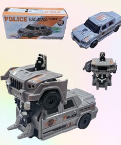 Auto policia transformer a pila