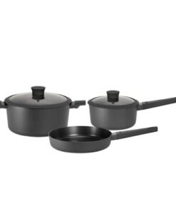 Bateria 5 pzas.(18020)alum.c/anti.negra Daily Hudson