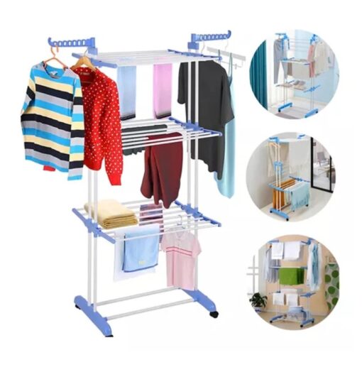 Tendedero pie vertical pleg. 3niveles (24462)