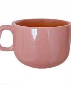Tazon ceramica 400ml Rosa (90512)
